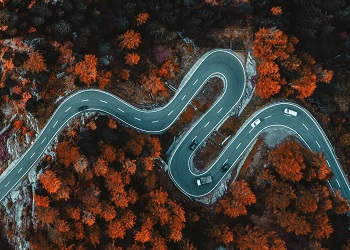 winding road image